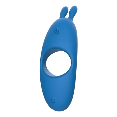 ToyJoy Superhero Couples C-Ring blue vibrační kroužek na penis