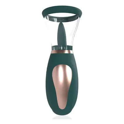 Shots - Enhance Rechargeable Vulva and Breast Pump Green Stimulátor vulvy, klitorisu a bradavek