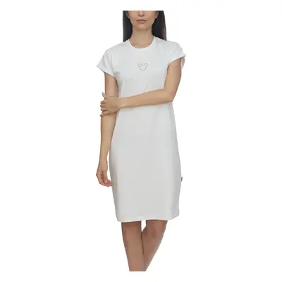 Mouse T- Dress White