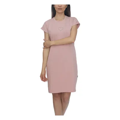 Hearts T- Dress Rose