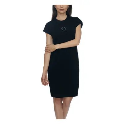 Mouse T- Dress Black