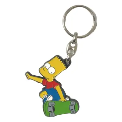 Přívěsek na klíče Simpsonovi Bart na skateboardu