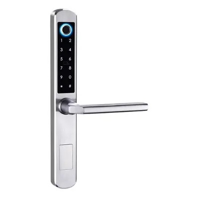 Elektronické kování SMART TTLock - rozteč 85-92mm, stříbrná