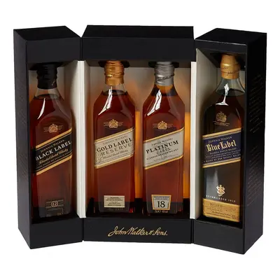 Johnnie Walker Collection (black,gold,platin,blue) 4x20cl