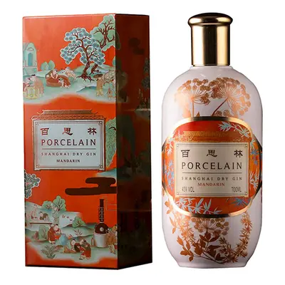 Porcelain Shanghai Dry Gin Mandarin 43% 0,7l