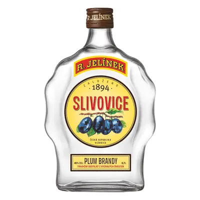 Slivovice Bílá Budík Rudolf Jelínek 45 % 0,7 l