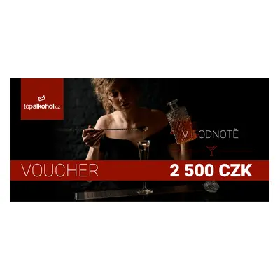 Voucher na nákup v hodnotě 2500 Kč