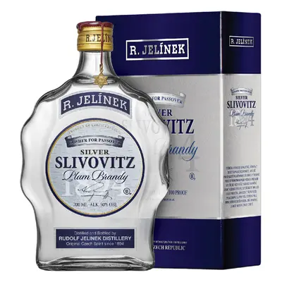 Silver Slivovitz Budík Rudolf Jelínek 50 % 0,7 l