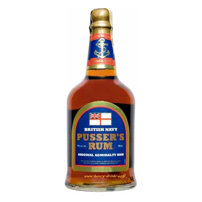 Pusser´s Rum Original Admiralty Blend Blue Label 40 % 0,7 l