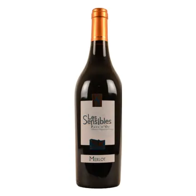 Les Sensibles Vin de Pays d'Oc Merlot 14 % 0,75 l