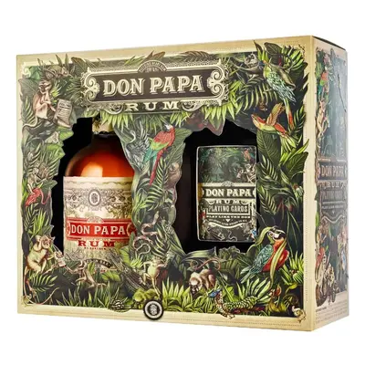 Don Papa Single Island Rum 40% 0,7l + hrací karty