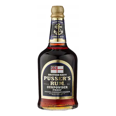 Pusser´s Rum Gunpowder Proof Black Label 54,5 % 0,7 l