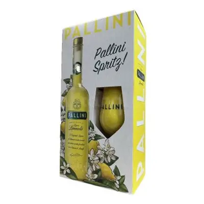 Limoncello Pallini + 1 pohár na Spritz 26% 0,5l