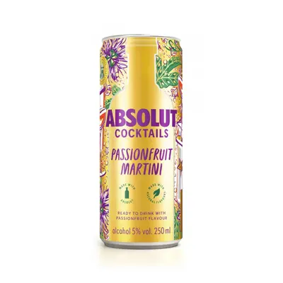 Absolut Cocktail Passionfruit Martini