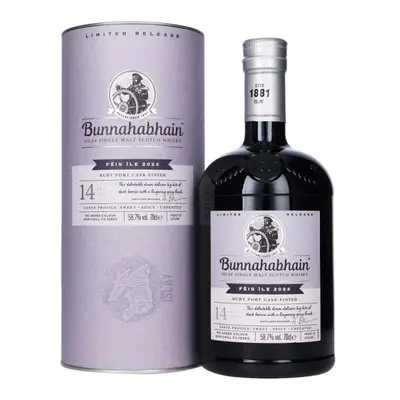 Bunnahabhain 14 yo RUBY PORT CASK 58,7% 0,7l