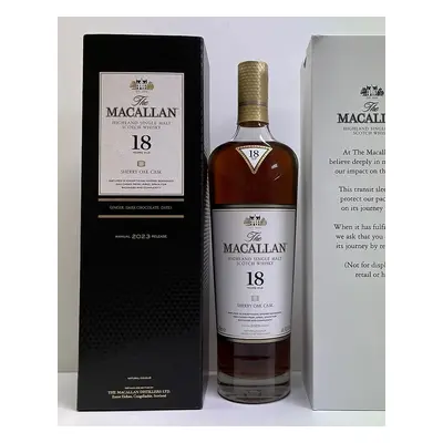 Macallan 18 yo Sherry Oak 43 0,7 l