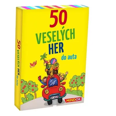 Společenská hra - 50 veselých her do auta