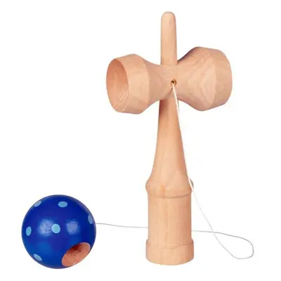 Motorická hra - Kendama dřevěná modrá (Goki)