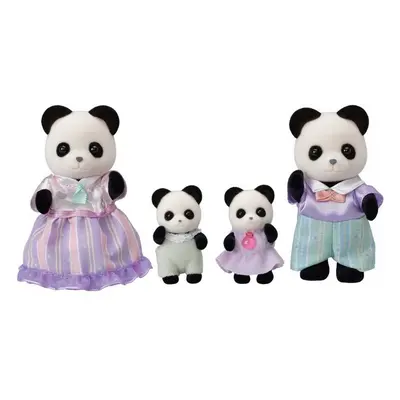 Sylvanian Families - Rodina pandy, 4ks