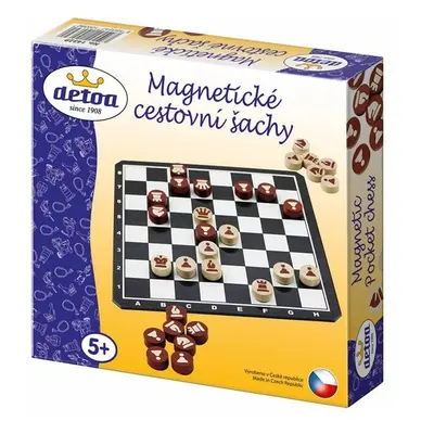 Šachy - Dřevěné cestovní magnetické (Detoa)