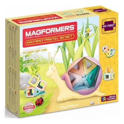 Magformers - Můj první Pastelle, 30 dílků