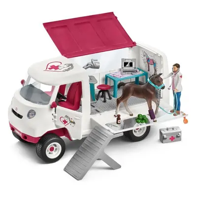 Schleich - Jezdecký klub, Mobilní veterinářská klinika s ošetřovatelem