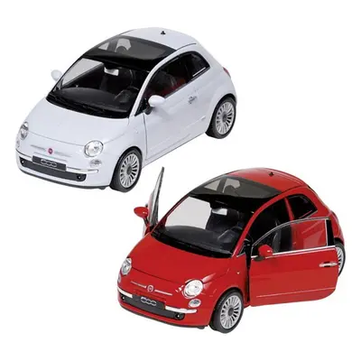 Kovový model - Auto Fiat 500 (2007), 1:24, 1ks