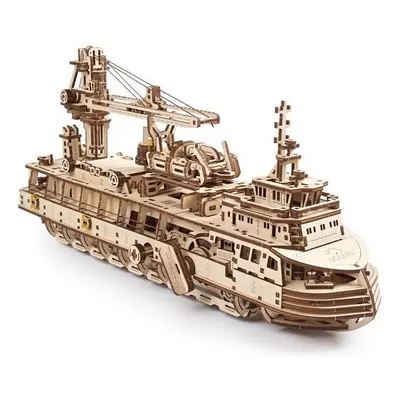 Ugears 3D mechanické puzzle výzkumné plavidlo Research Vessel 575 ks