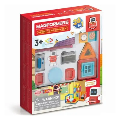 Magformers - MINI robůtek v kuchyni, 33 dílků