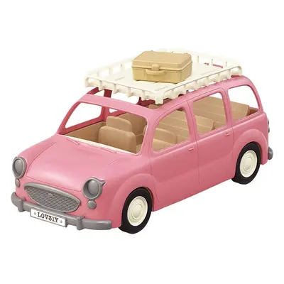 Sylvanian Families - Auto, Rodinný růžový van