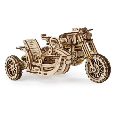 UGEARS 3D puzzle Motorka se sajdkárou 380 ks