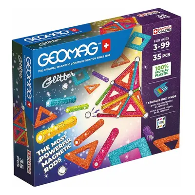 Geomag - Glitter Panels, 35 dílků