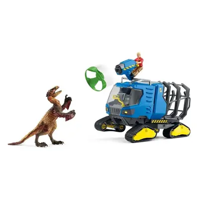 Schleich - Dinosaurus set, Pásové vozidlo na odchyt dinosaurů