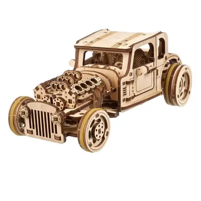 3D mechanický model - Auto Hot Rod Furious Mouse (Ugears)