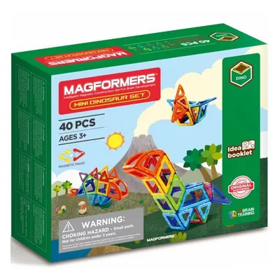 Magformers - Mini Dinosauři, 40 dílků