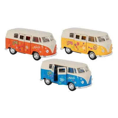 Kovový model - Auto Volkswagen T1 Bus Hippies (1963), 1:34-39, 1ks