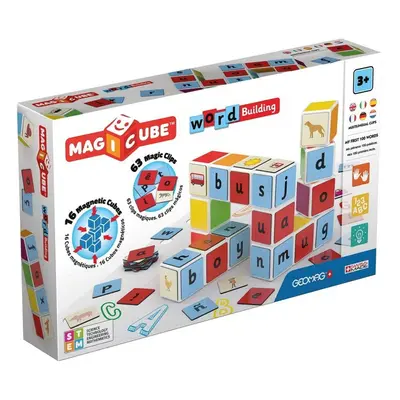 Geomag - Magicube, Word Building 16 kostek + 63 klipů