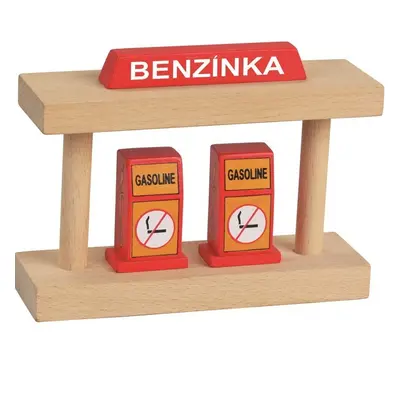 Vláčkodráha budovy - Benzínka (Vláčky)