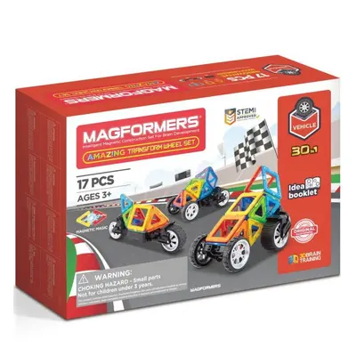 Magformers - Transform Wheel Bugy, 17 dílků