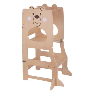 Učící věž - Dřevěná, Medvídek 3v1 (2Kids Toys)