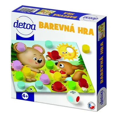 Puzzle pro nejmenší - Vkládačka, Barevná hra (Detoa)