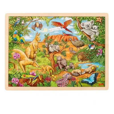 Puzzle na desce - Velké A3, Australská příroda, 96ks (Goki)