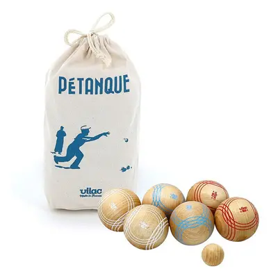 Petanque - Dřevěný přírodní v pytlíku (Vilac)