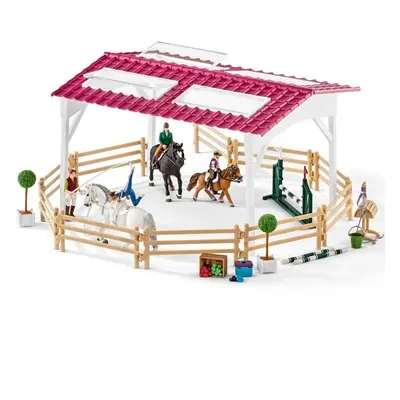 Schleich - Jezdecký klub, Jezdecká škola s jezdci a koňmi