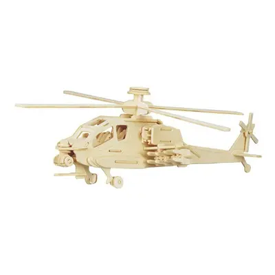 3D Puzzle přírodní - Helikoptéra Apache