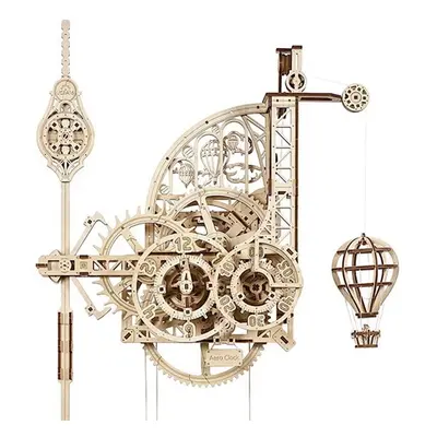 UGEARS 3D puzzle Aero Clock s kyvadlem 320 ks