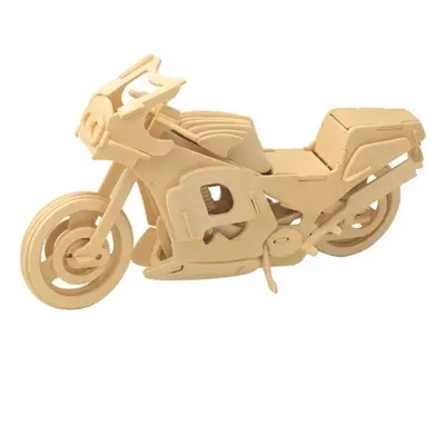 3D Puzzle přírodní - Motorka závodní