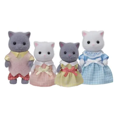 Sylvanian Families - Rodina koček perských, 4ks