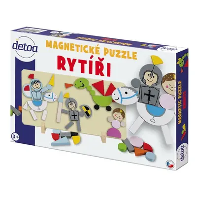 Puzzle magnetické - Rytíři (Detoa)