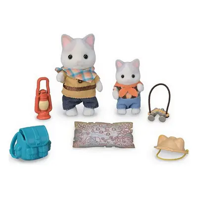 Sylvanian Families - Set, Průzkumná sada Latte Cat Bratr a miminko